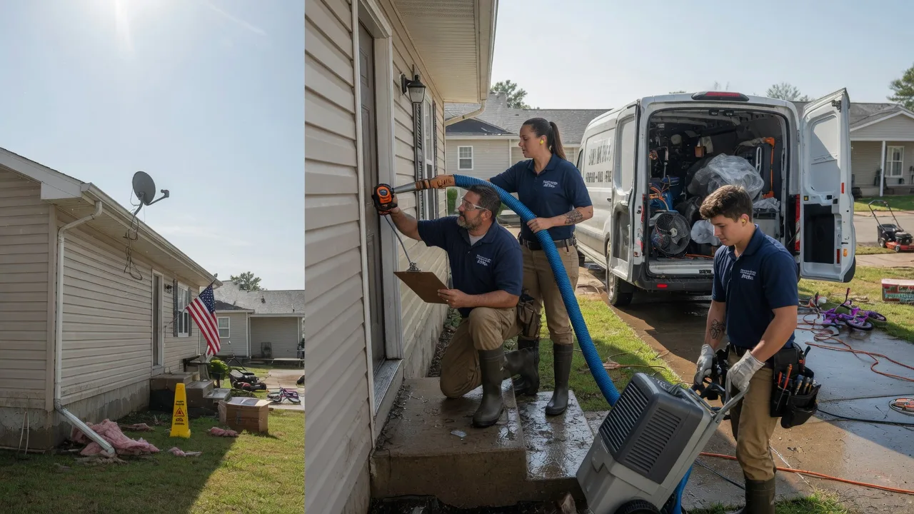 Ceiling Water Damage Restoration in Frenchville, ME near me